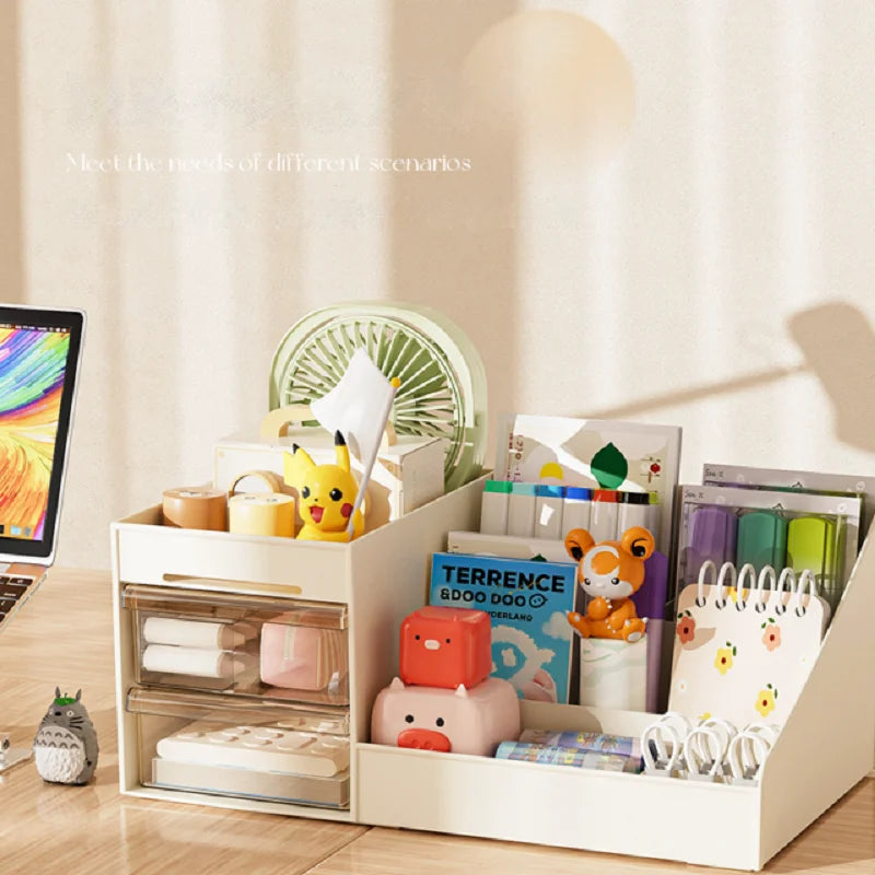 Transparenter Make-up-Organizer mit Schubladen