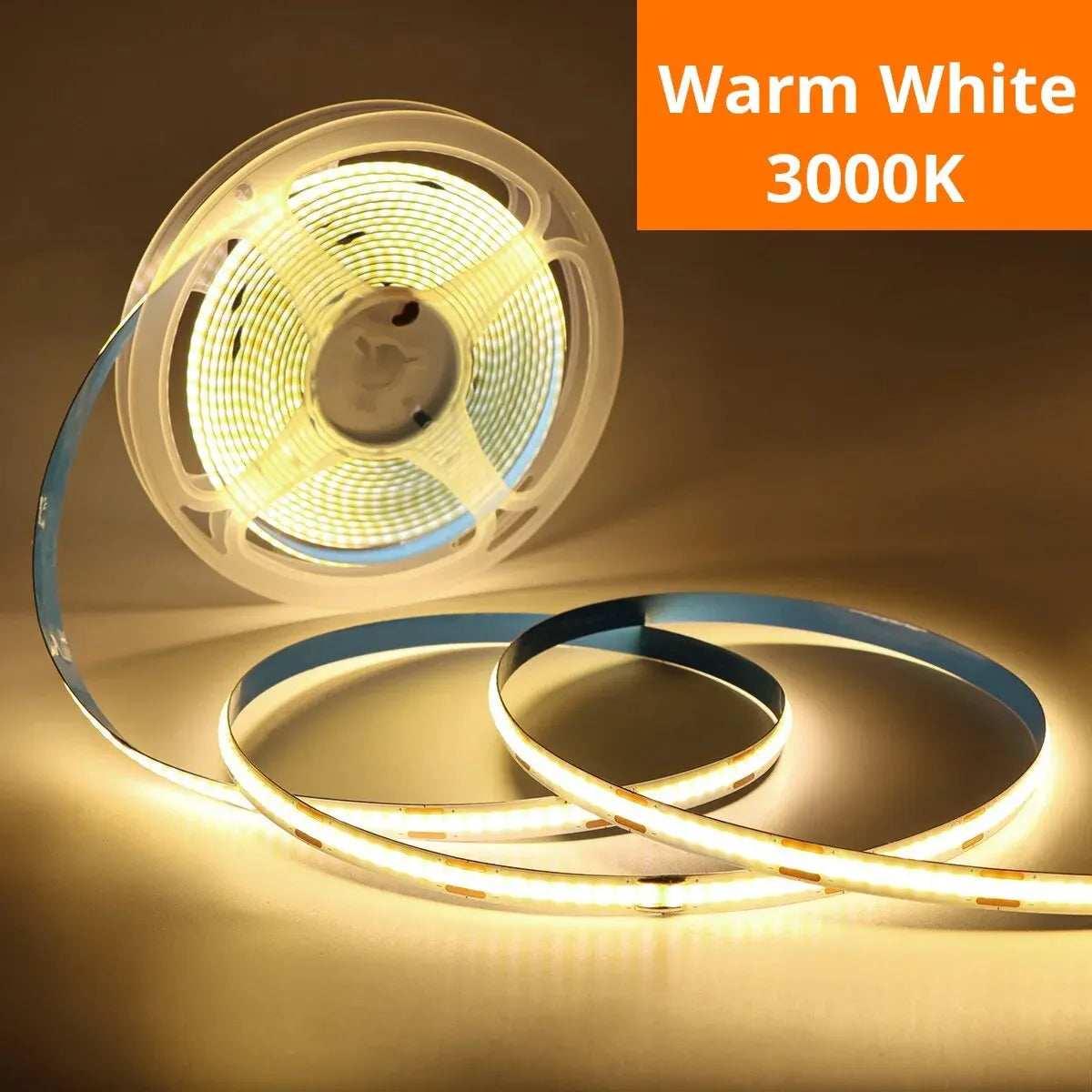 COB LED Light Strip — USB 5V, Touch Dimmer, Indoor Ambient Lighting