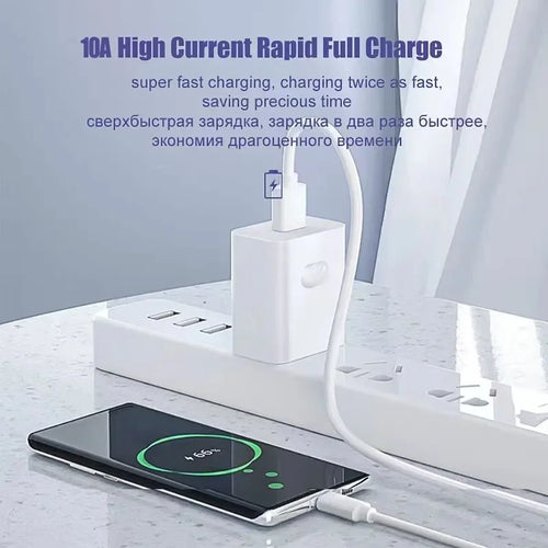 100W USB-C Fast Charging Cable Pack — 6A, TPE Braided (2 or 3 Pack)