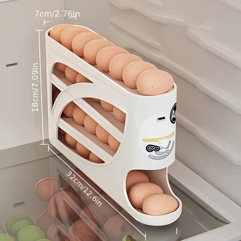 Eier-Roll-Dispenser für den Kühlschrank