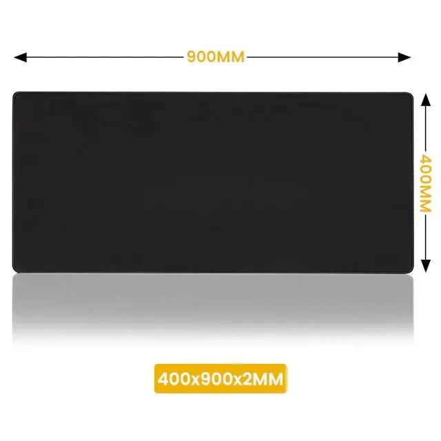 XXL Anime Gaming Mouse Pad — Stitched Edge, Non-Slip Rubber Base, Multiple Sizes
