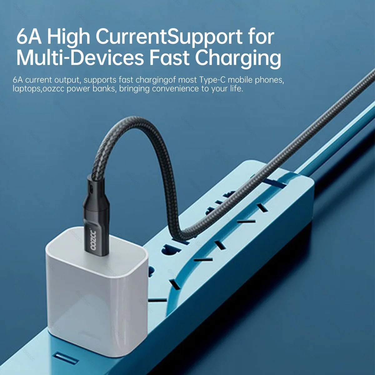 Fast Charging Cable with LCD Watt Display — Up to 120W, USB-C & Lightning