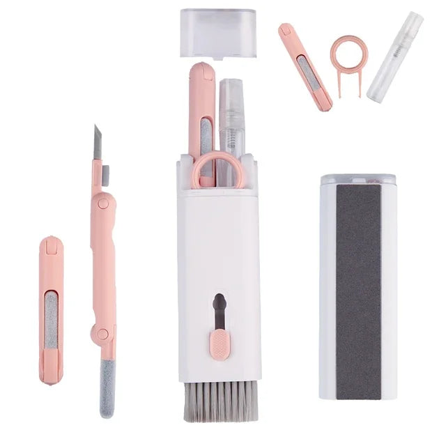 7-in-1 Electronics Cleaning Kit — Keyboard, Earbuds & Screen Cleaner