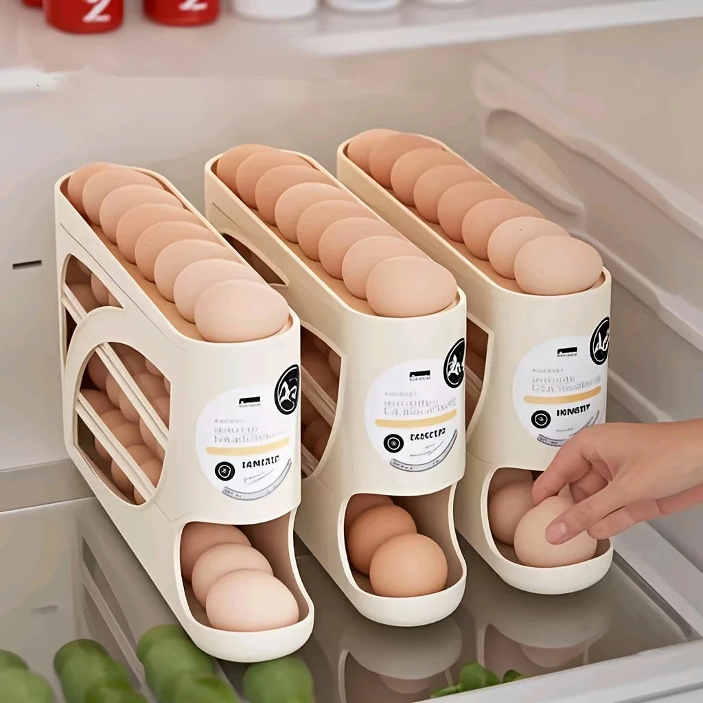 Eier-Roll-Dispenser für den Kühlschrank