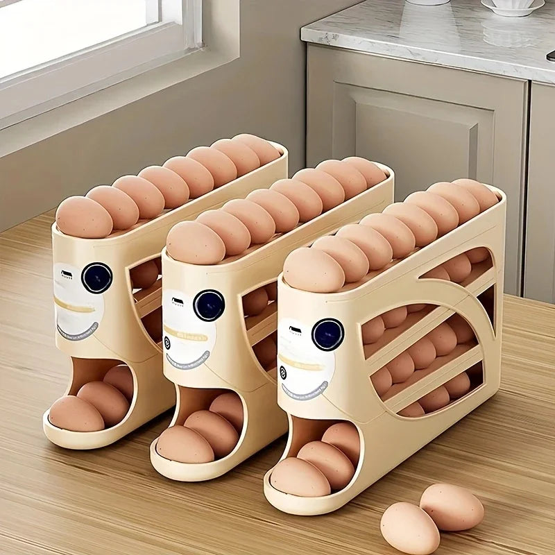 Eier-Roll-Dispenser für den Kühlschrank