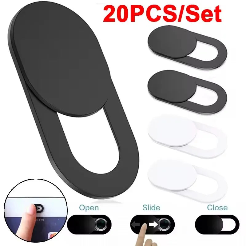 Webcam Privacy Cover Slider — Magnetic Shutter for Laptop, Phone & Tablet