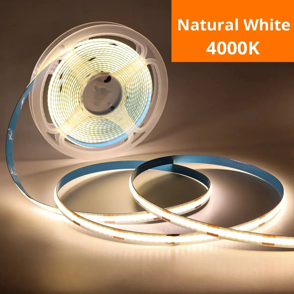 COB LED Light Strip — USB 5V, Touch Dimmer, Indoor Ambient Lighting