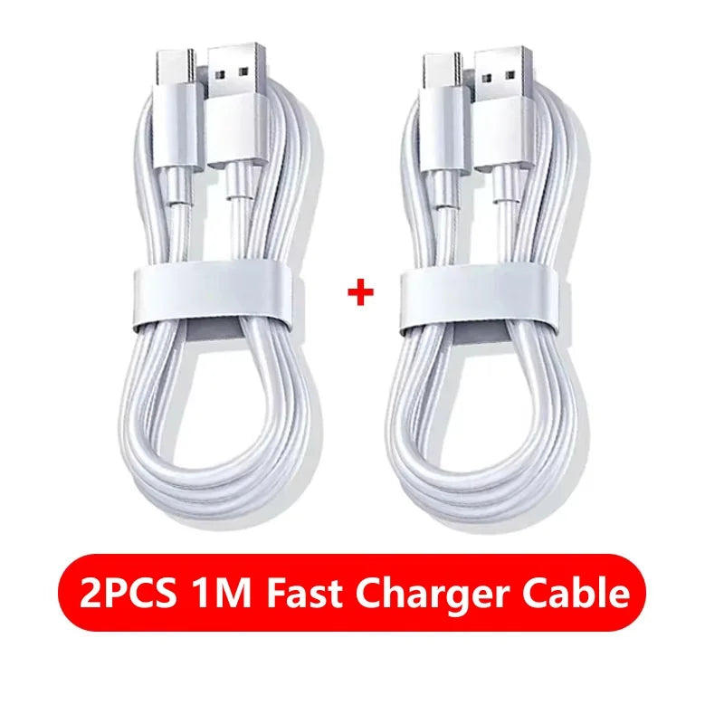 100W USB-C Fast Charging Cable Pack — 6A, TPE Braided (2 or 3 Pack)