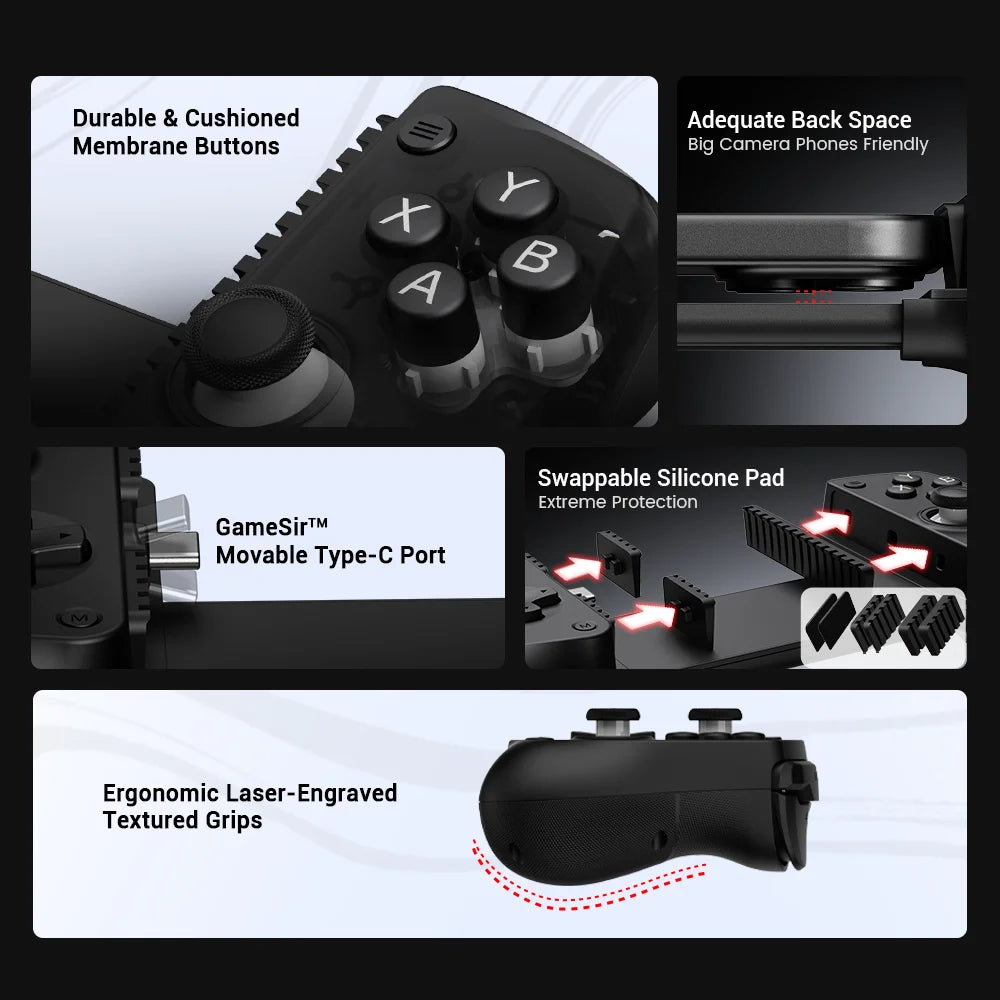 GameSir X5 Lite Mobile Gaming Controller — iPhone, iPad & Android