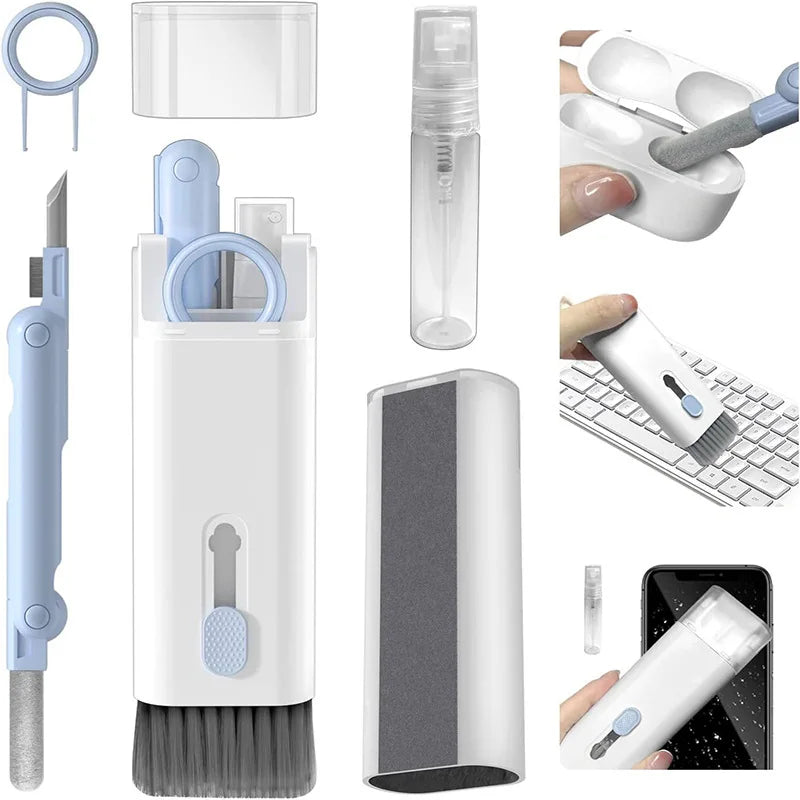 7-in-1 Electronics Cleaning Kit — Keyboard, Earbuds & Screen Cleaner