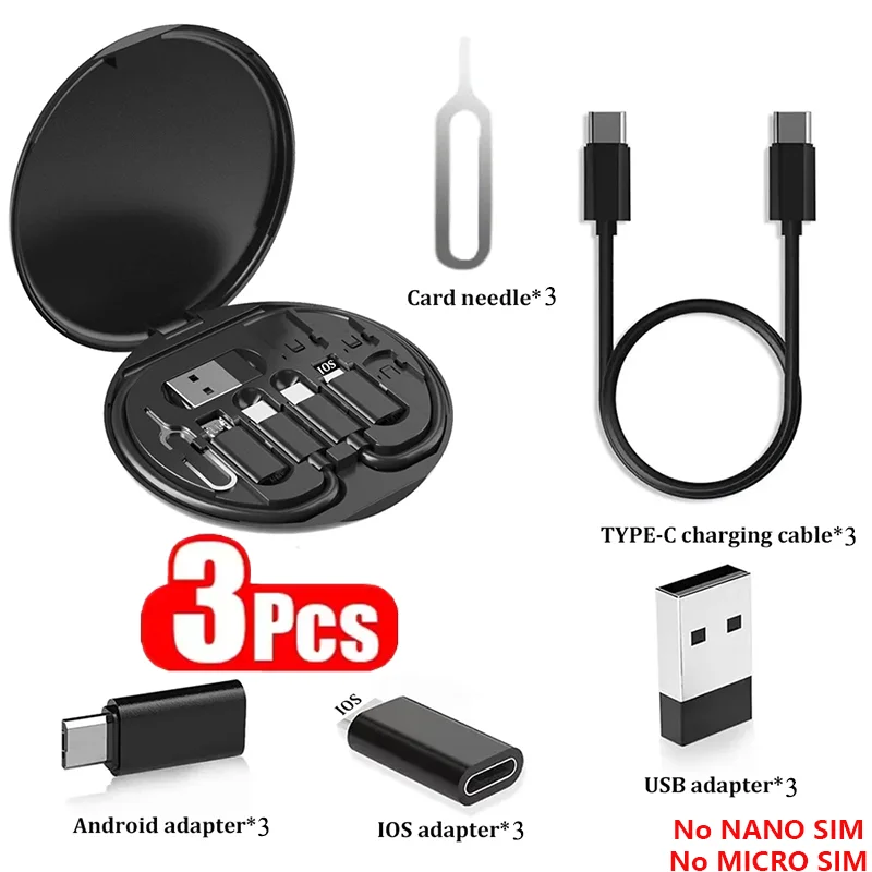 Kit d'adaptateurs de charge USB multiples