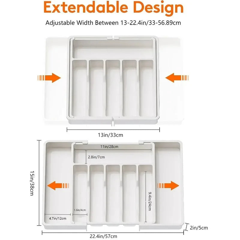Verstellbarer Schubladen-Organizer
